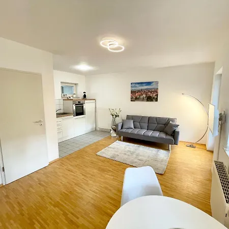 Apartment Blickfang: Modern In Erfurt's Old Town With Balcony Erfurt