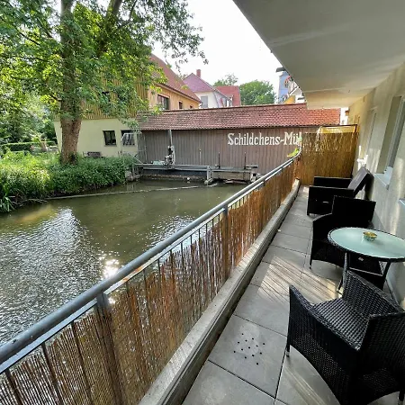 Apartment Blickfang: Modern In Erfurt's Old Town With Balcony Erfurt