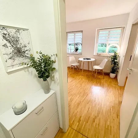 Apartment Blickfang: Modern In Erfurt's Old Town With Balcony
