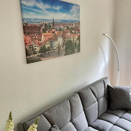 Apartment Blickfang: Modern In Erfurt's Old Town With Balcony *
