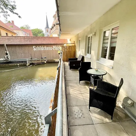 Apartment Blickfang: Modern In Erfurt's Old Town With Balcony *