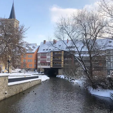 Blickfang: Modern In Erfurt's Old Town With Balcony Apartment *