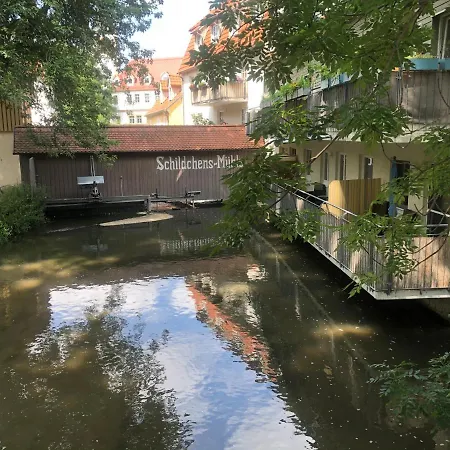 Apartment Blickfang: Modern In Erfurt's Old Town With Balcony Erfurt